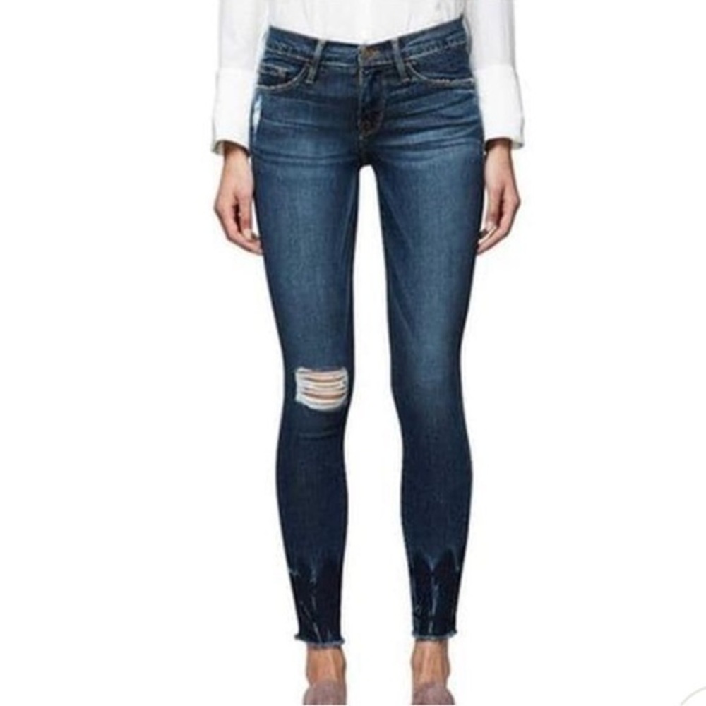 Frame Distressed Le Skinny de Jeanne 26